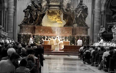 Missa Tridentina na Basílica de São Pedro, no Vaticano